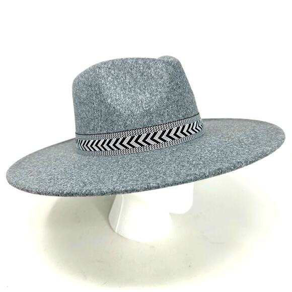 Fadivo Felted Style WIDE BRIM Buckaroo Hat - GREY - Picture 1 of 7